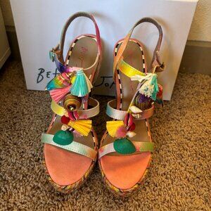 Betsey Johnson Marcy Platform Shoes Sandals